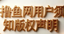 撸鱼网用户须知及版权声明